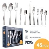 flatware set for 8