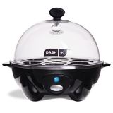 Dash Rapid Egg Cooker: 6 Egg Capacity Electric Egg Cooker for Hard Boiled Eggs, Poached Eggs, Scrambled Eggs, or Omelets with Auto Shut Off